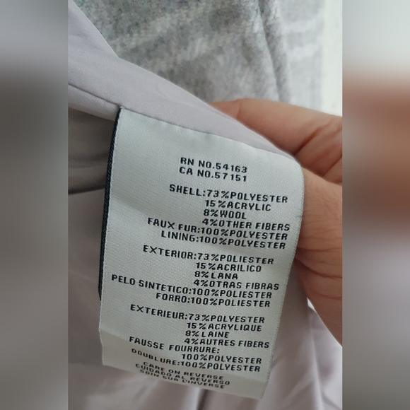 NWT LEVI'S WOOLBLEND COAL XS (CAN FIT S) - Picture 11 of 11